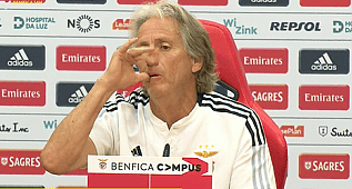 Jorge Jesus, técnico do Benfica, viraliza em entrevista de rachar de rir