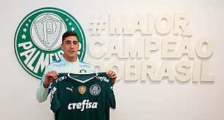 Os gols de Miguel Merentiel, "La Bestia", o novo camisa 9 do Palmeiras
